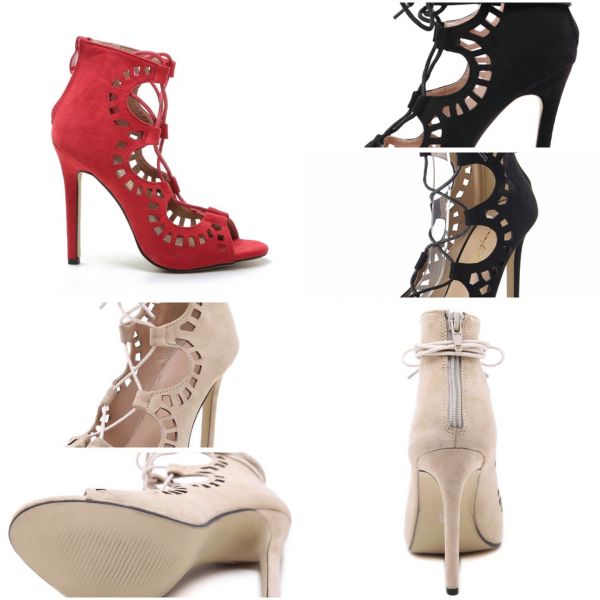 Rumbidzo 2017 Das Mulheres Da Forma Bombeia As Sapatas Das Mulheres Sandálias Rendas até Alta calcan